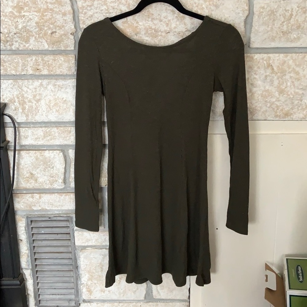 Forever 21 olive green dress, size S